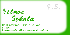 vilmos szkala business card